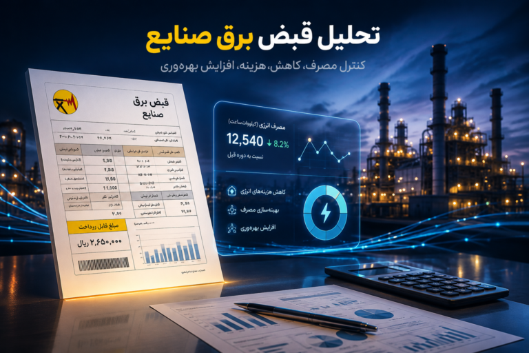 تحلیل قبض برق صنایع